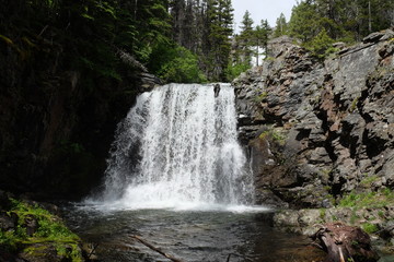 Wide waterfall