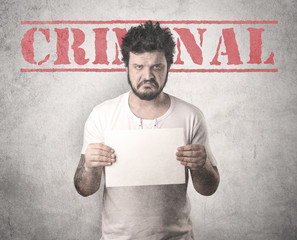 Criminal gangster.