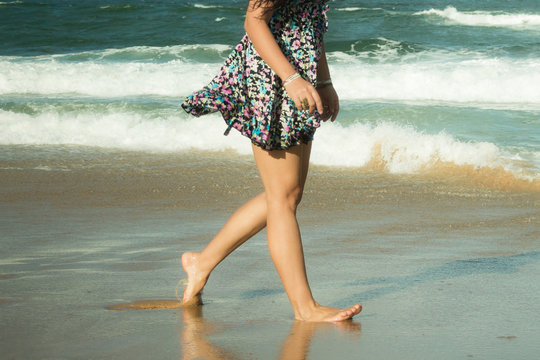 Walking beach, Arembepe - Bahia - Brazil