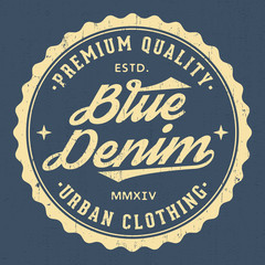 Blue Denim Urban Clothing - Tee Design For Print