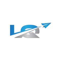 initial letter LQ logo origami paper plane