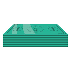 Money billets isolated