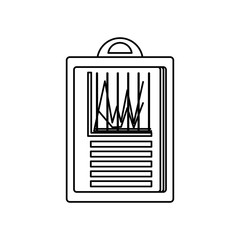 Statistics bars graphic