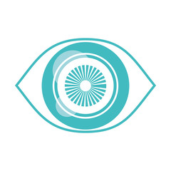 Surveillance eye symbol