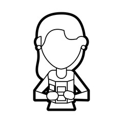 woman avatar icon image