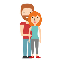 Beautiful young couple