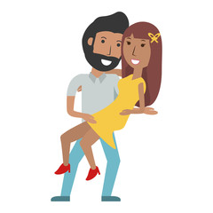 Beautiful young couple