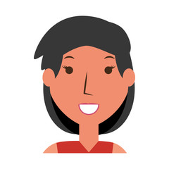 Young woman cartoon