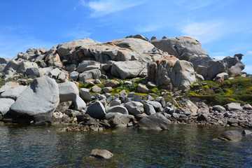 formation granitique des îles Lavezzi