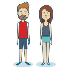 Colorful over blue background vector illustration icon