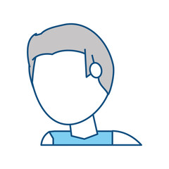 Young man cartoon