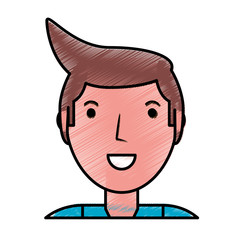 Young man cartoon