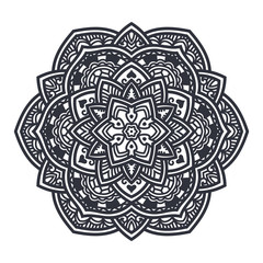 Mandala Ornament Yoga Decorative Pattern Tribal Logo Vector Business Template 