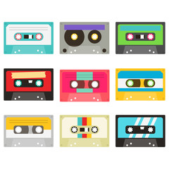 Obraz premium Cassette Tape Collection