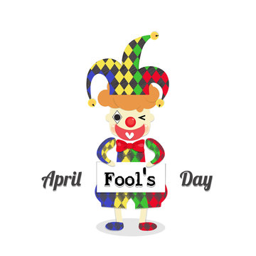 april fools day with a joker