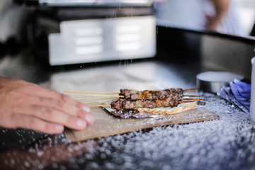Lamb skewers