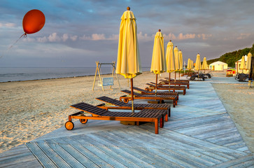 Public domain beach at the Baltic Sea, Europe
