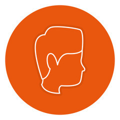 young man model avatar character vector illustration design