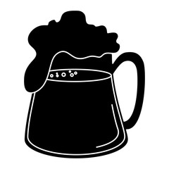 fresh beer isolated icon vector illustration design