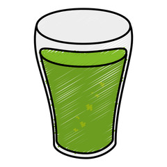 beer green saint patrick icon vector illustration design