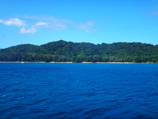 Doini Island from a cruise ship, Papua New Guinea.