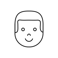 cartoon man icon