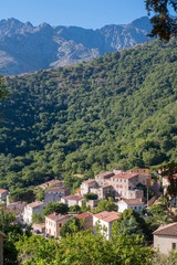 Fototapeta na wymiar Village de Muro en Balagne, Haute-Corse