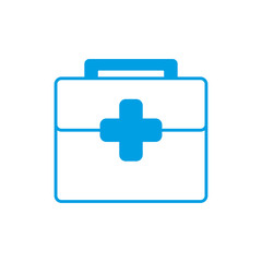 Obraz premium first aid box icon