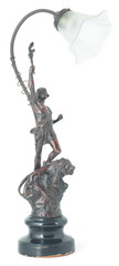 Fototapeta premium antique lamp art nouveau style