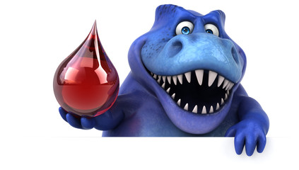 Fun dinosaur - 3D Illustration © Julien Tromeur