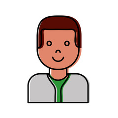cartoon man icon