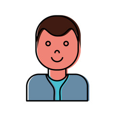 cartoon man icon
