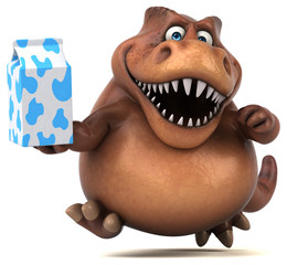 Fun Trex - 3D Illustration © Julien Tromeur