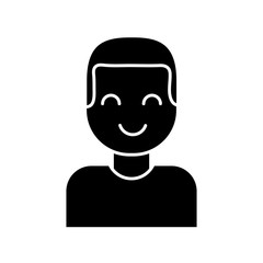 cartoon man icon