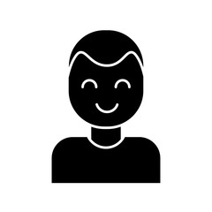 cartoon man icon