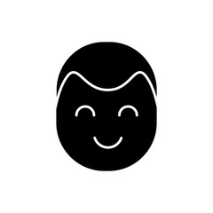 cartoon man icon