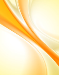 Abstract background, orange fantasy lines