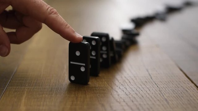 Stopping domino effect