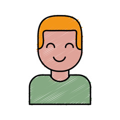 cartoon man icon