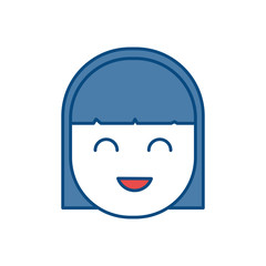 cartoon woman icon