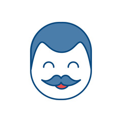 Fototapeta premium cartoon man icon