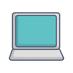 Obraz na płótnie Canvas laptop computer icon