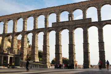 Fototapeta premium An aqueduct in Segovia, Spain