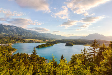 Faaker See in Kärnten, Österreich