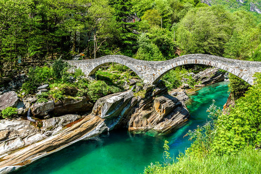 Verzascatal Lavertezzo, Tessin, Schweiz