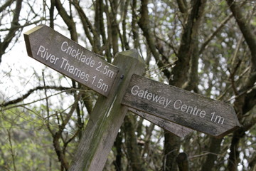 Cotswold signpost
