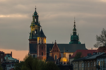 Fototapeta premium Wawel Royal Castle in Cracow, Poland