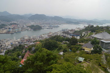 Fototapeta na wymiar View On Onomichi City Japan 2015