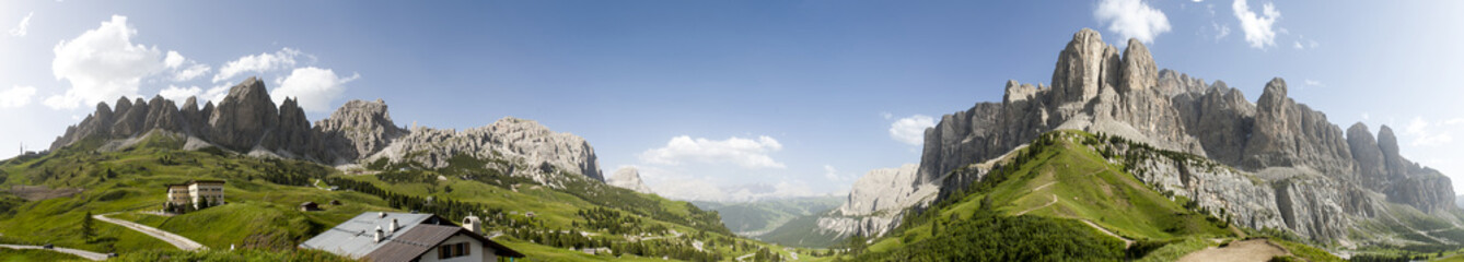 Fototapeta premium Le Dolomiti dal Passo Gardena
