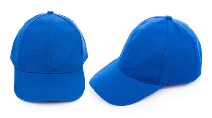 blue hat isolated on white background